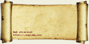 Jelena Baćina vizit kartica